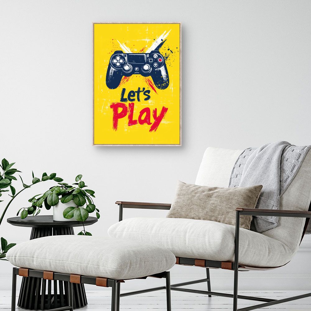 Toile "Manette ludique"