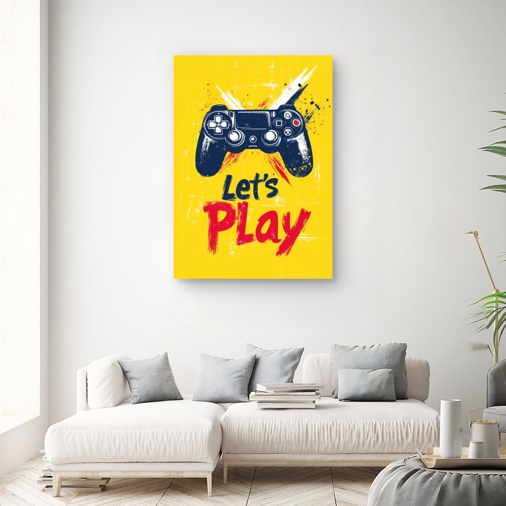 Toile "Manette ludique"