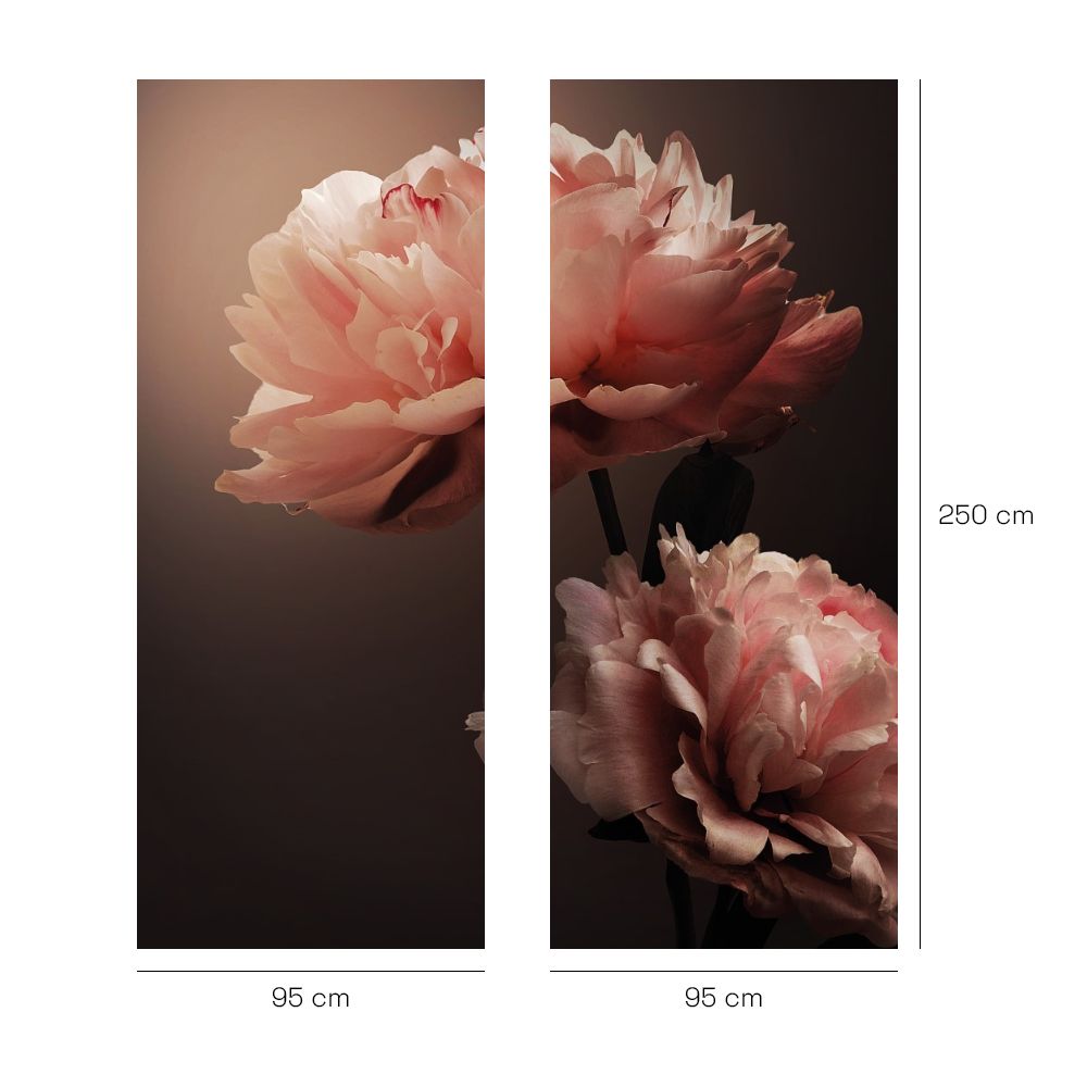 Papier peint "Fleurs élégantes"