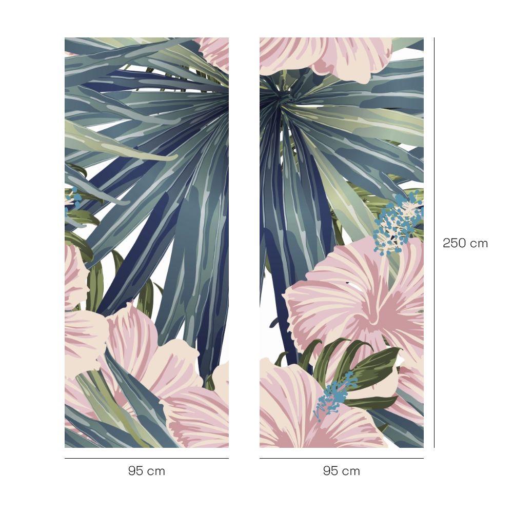 Papier peint "Lush botanical elegance"