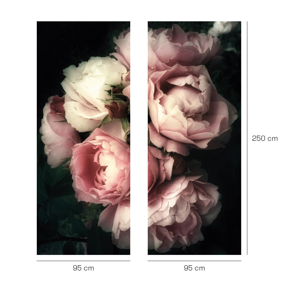 Papier peint "Bouquet de roses"