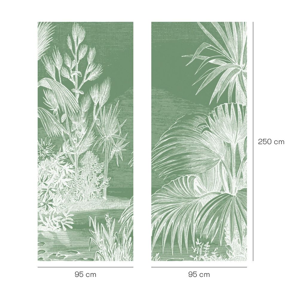 Papier peint "Forêt tropicale luxuriante"
