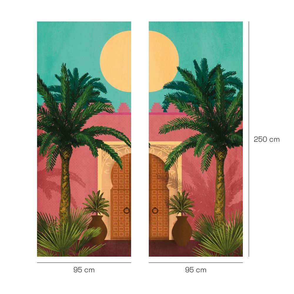 Papier peint "Oasis exotique"