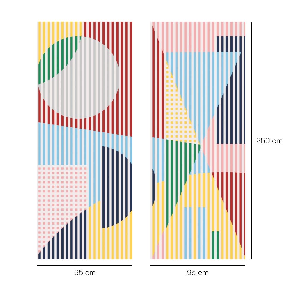 Papier peint "Lignes et formes"