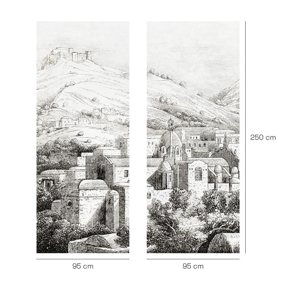 Papier peint "Architecture historique délicate"
