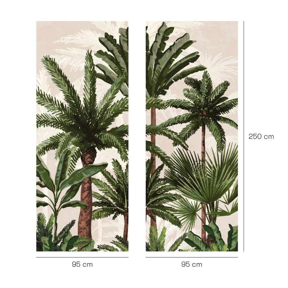 Papier peint "Forêt tropicale luxuriante"