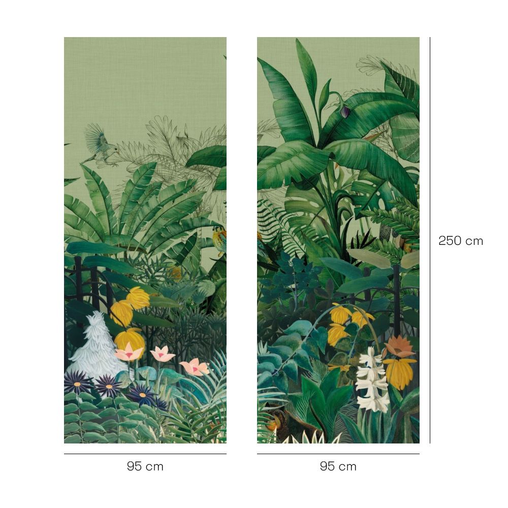 Papier peint "Jungle luxuriante"