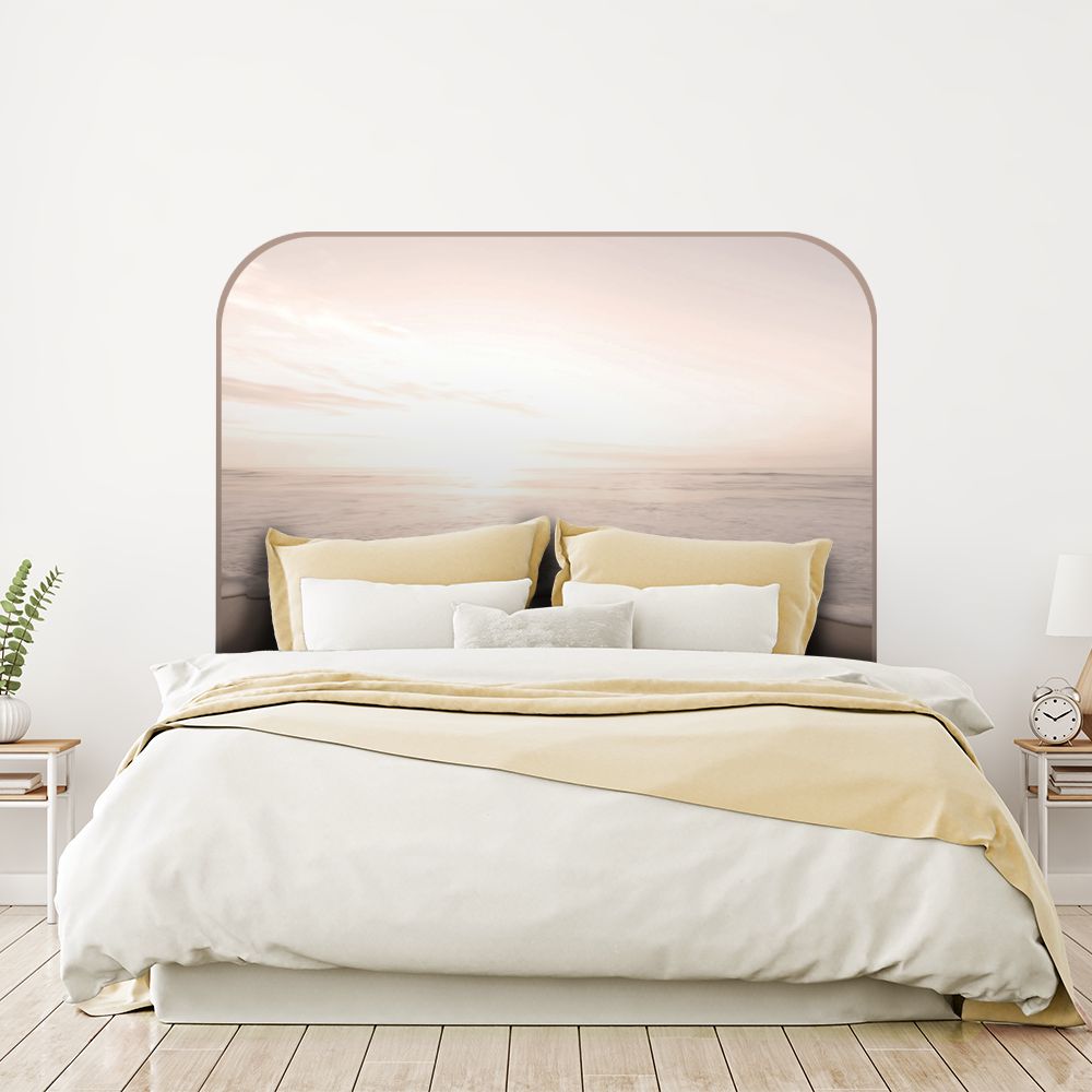 Tête de lit plage – beige – 180 × 95 cm