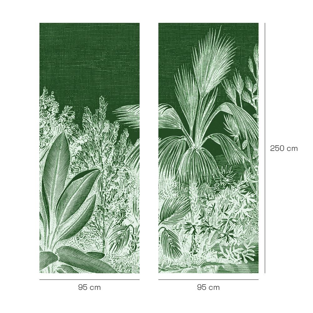 Papier peint "Nature luxuriante"