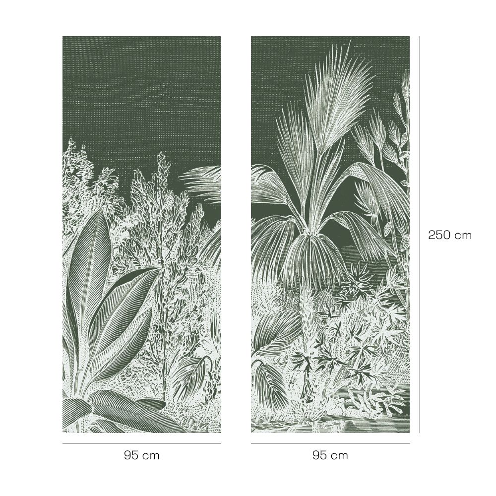 Papier peint "Nature luxuriante"
