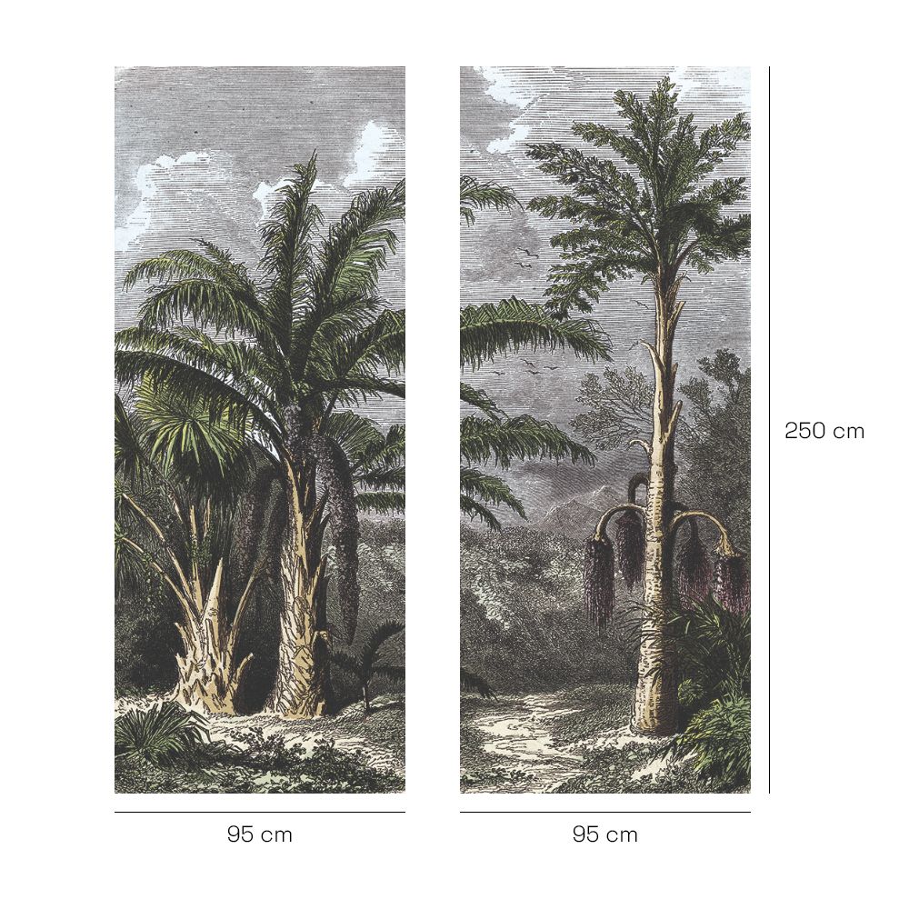 Papier peint "Nature luxuriante panoramique"