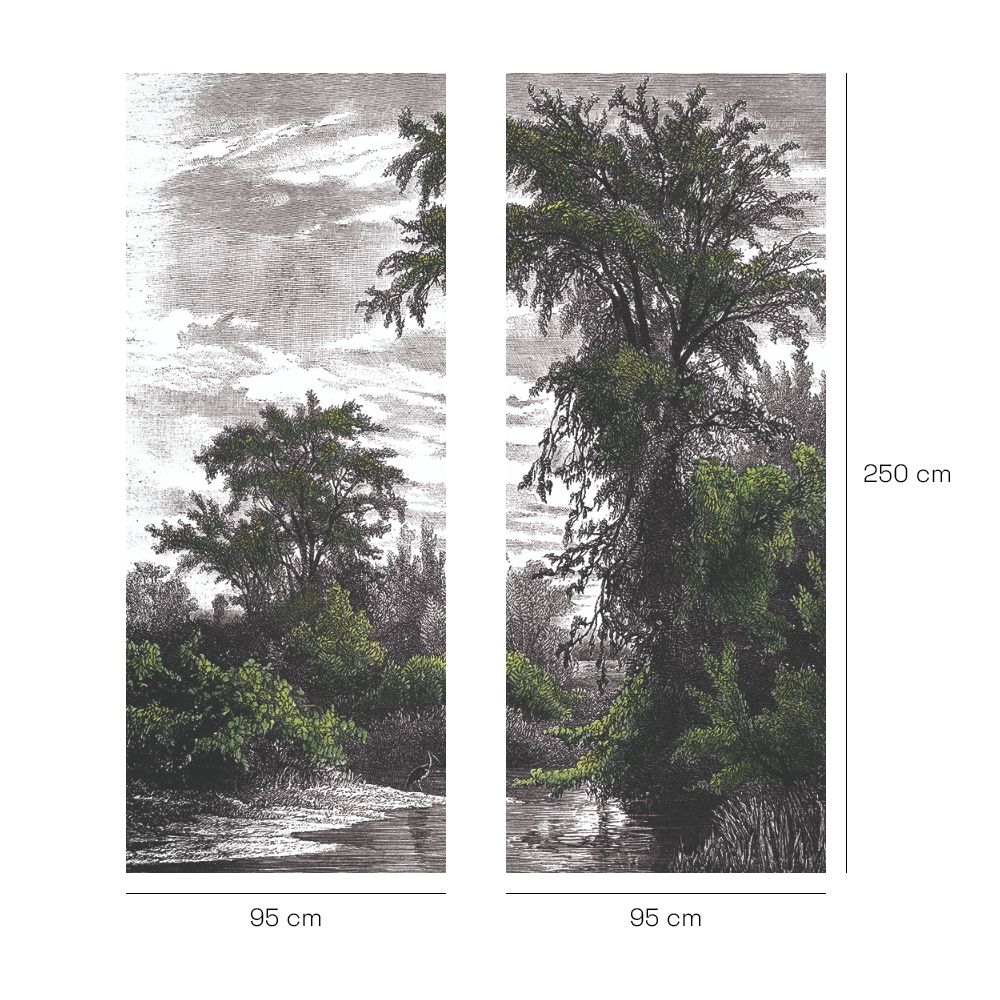 Papier peint "Nature sereine"