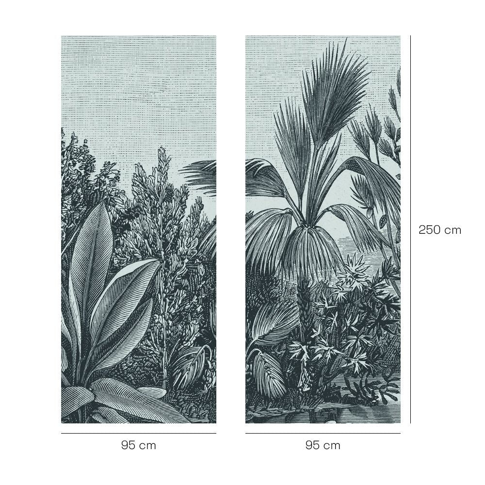 Papier peint "Jardin luxuriant"