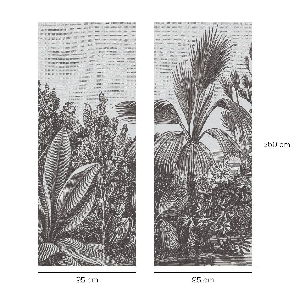 Papier peint "Jardin luxuriant"