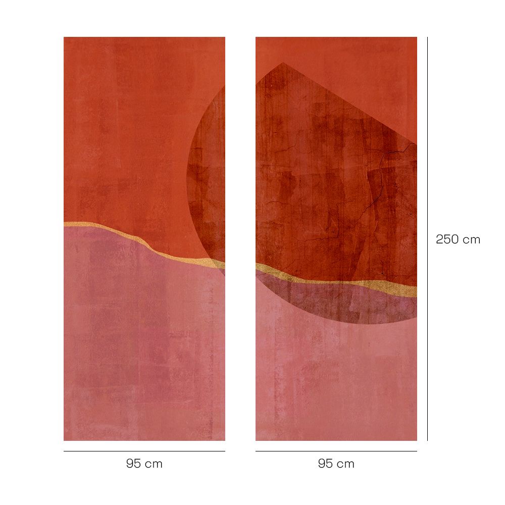 Papier peint "Couleurs et formes"