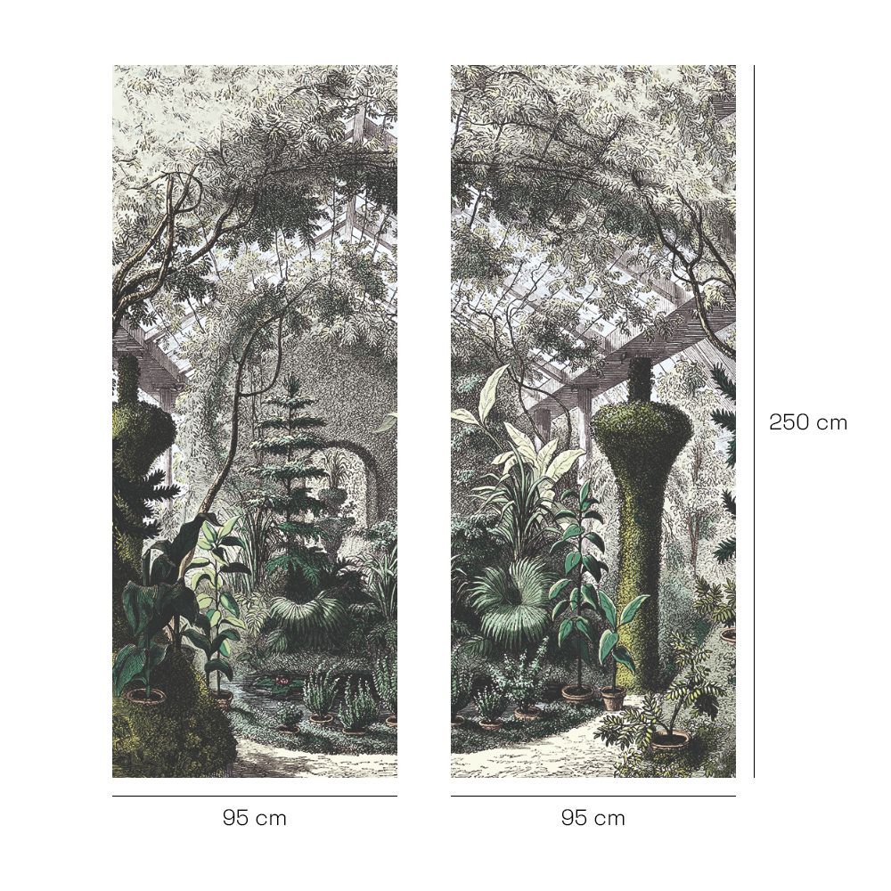 Papier peint "Forêt luxuriante"