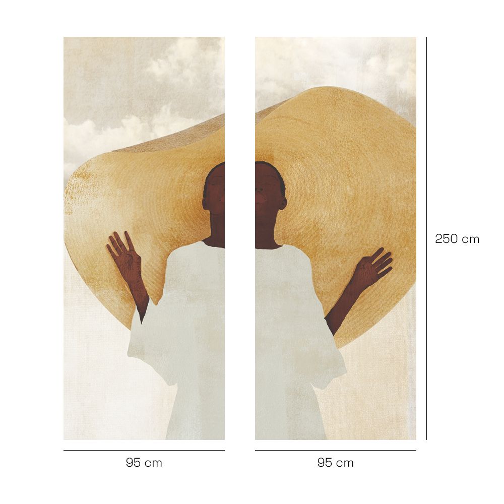 Papier peint "Expression sereine"