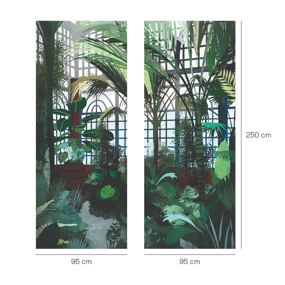 Papier peint "Forêt tropicale luxuriante"