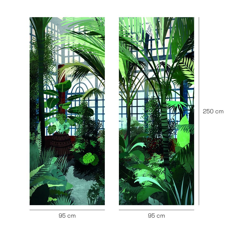 Papier peint "Forêt tropicale luxuriante"