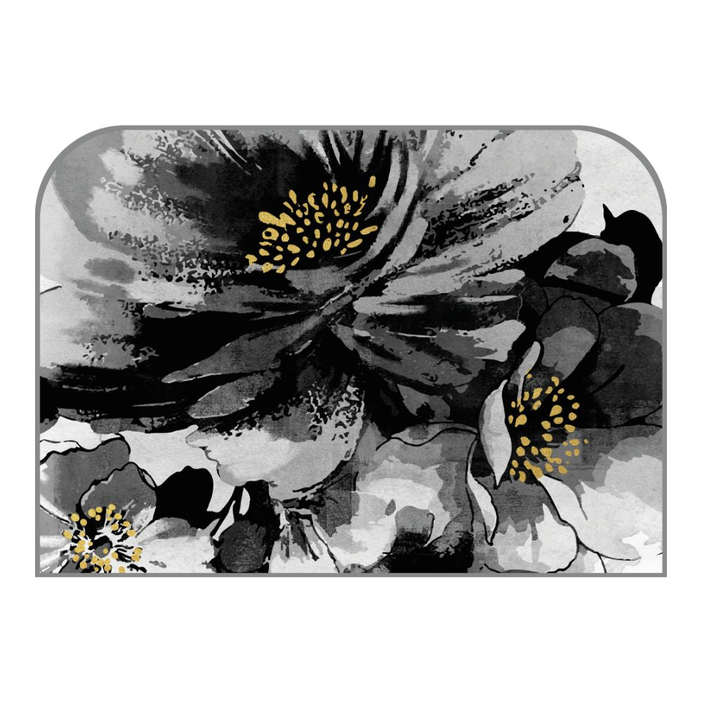 Tête de lit fleurs – vue d'ambiance