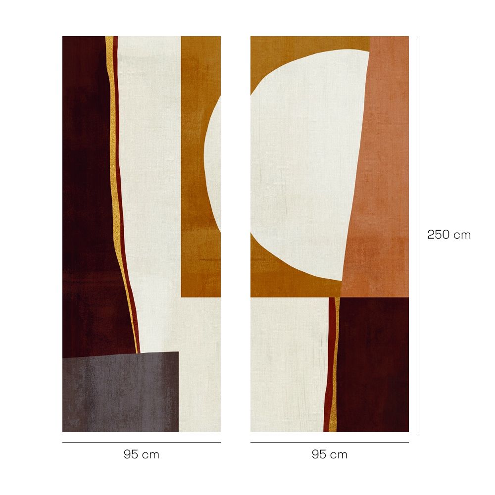 Papier peint "Formes modernes"