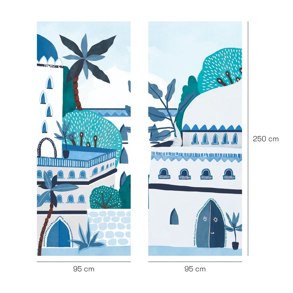 Papier peint "Architecture exotique élégante"