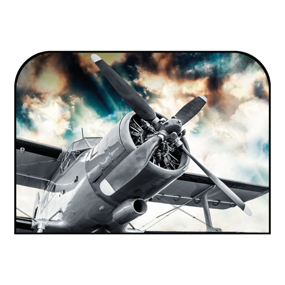 Tête de lit avion – vue d'ambiance