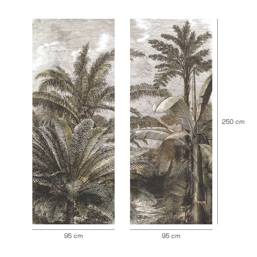 Papier peint "Nature luxuriante"