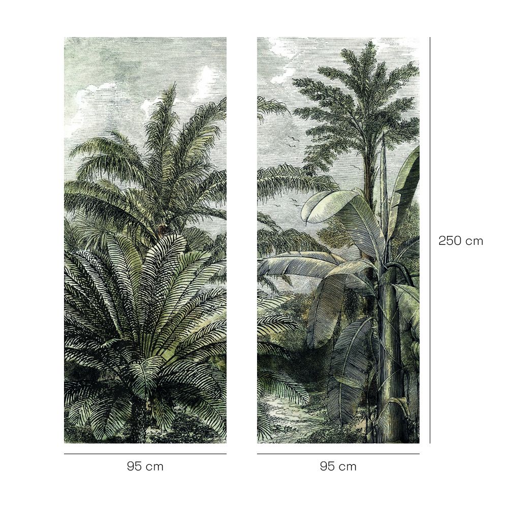 Papier peint "Nature luxuriante"