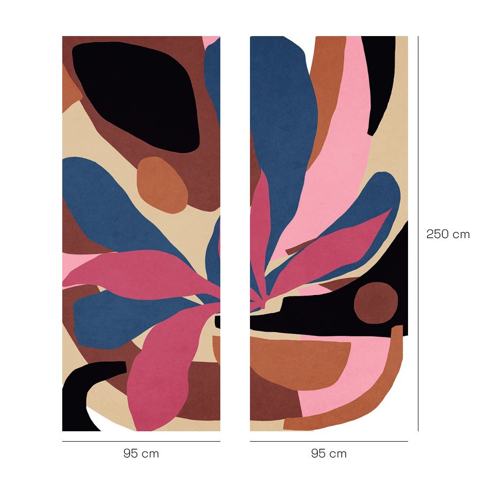 Papier peint "Motifs organiques audacieux"