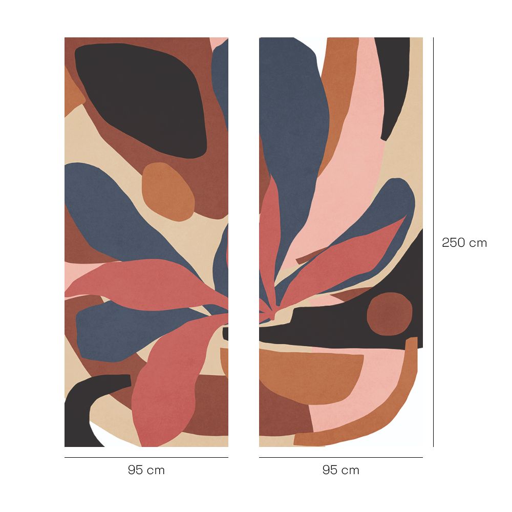 Papier peint "Motifs organiques audacieux"