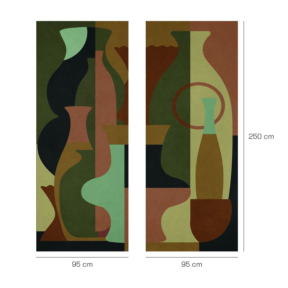Papier peint "Formes géométriques modernes"