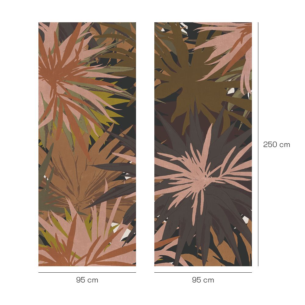 Papier peint "Motifs naturels dynamiques"