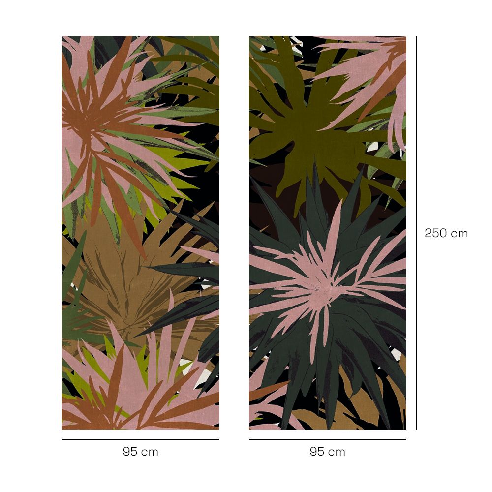 Papier peint "Motifs naturels dynamiques"