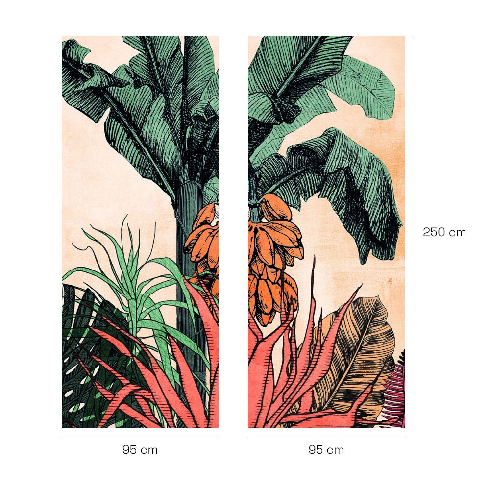 Papier peint "Jungle tropicale luxuriante"