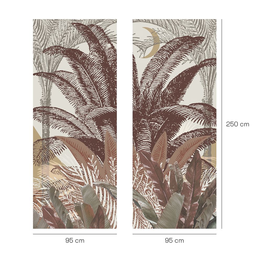 Papier peint "Forêt luxuriante"