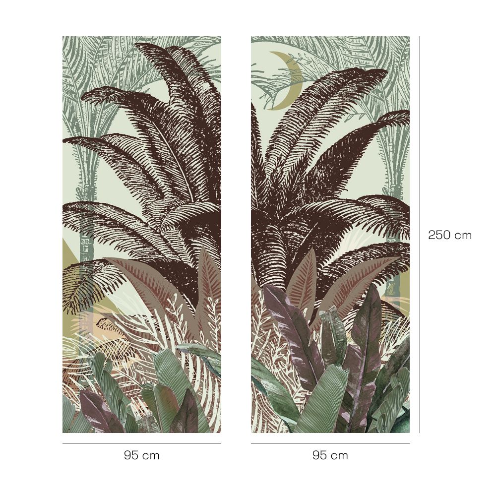 Papier peint "Forêt luxuriante"