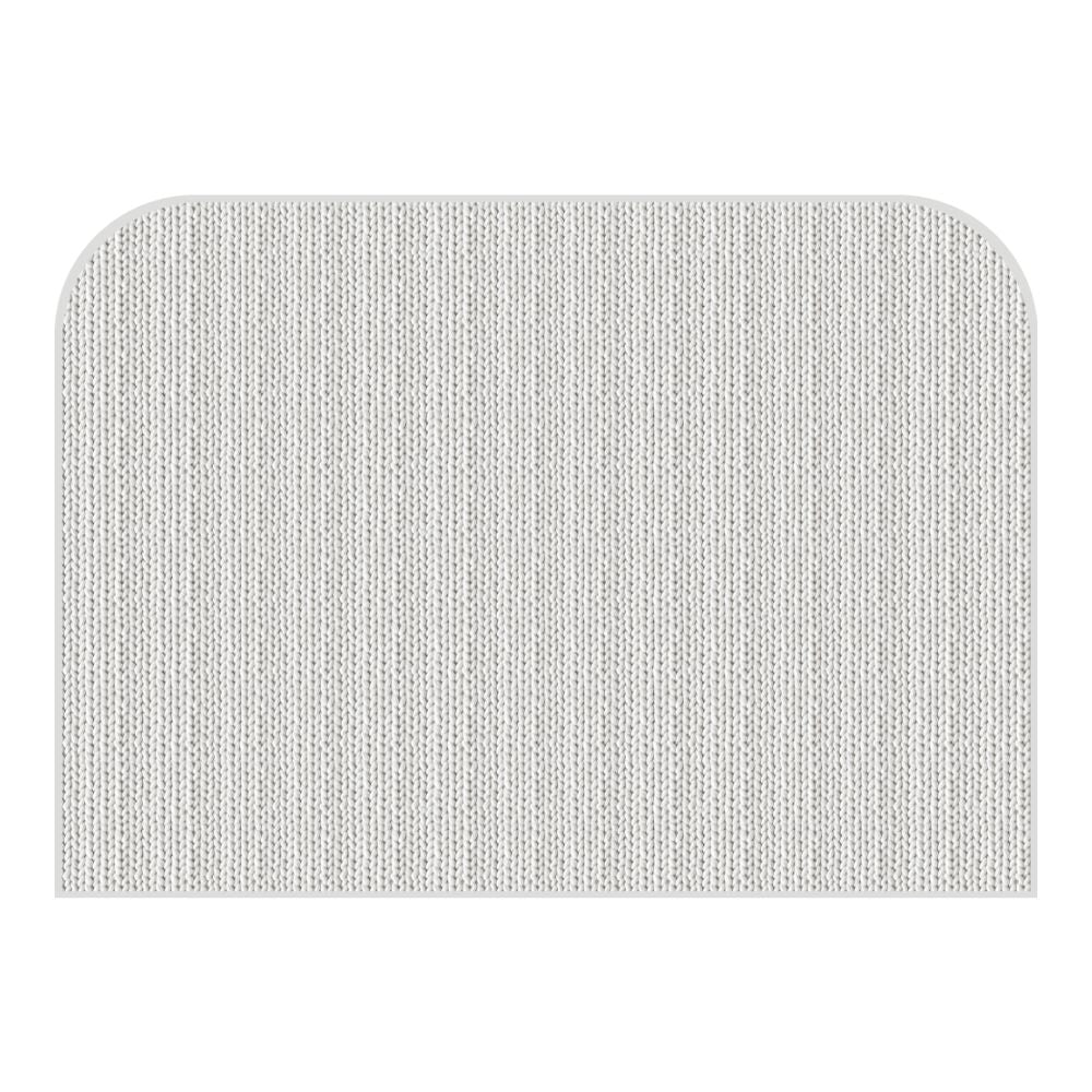 Tête de lit texture tissée – vue d'ambiance