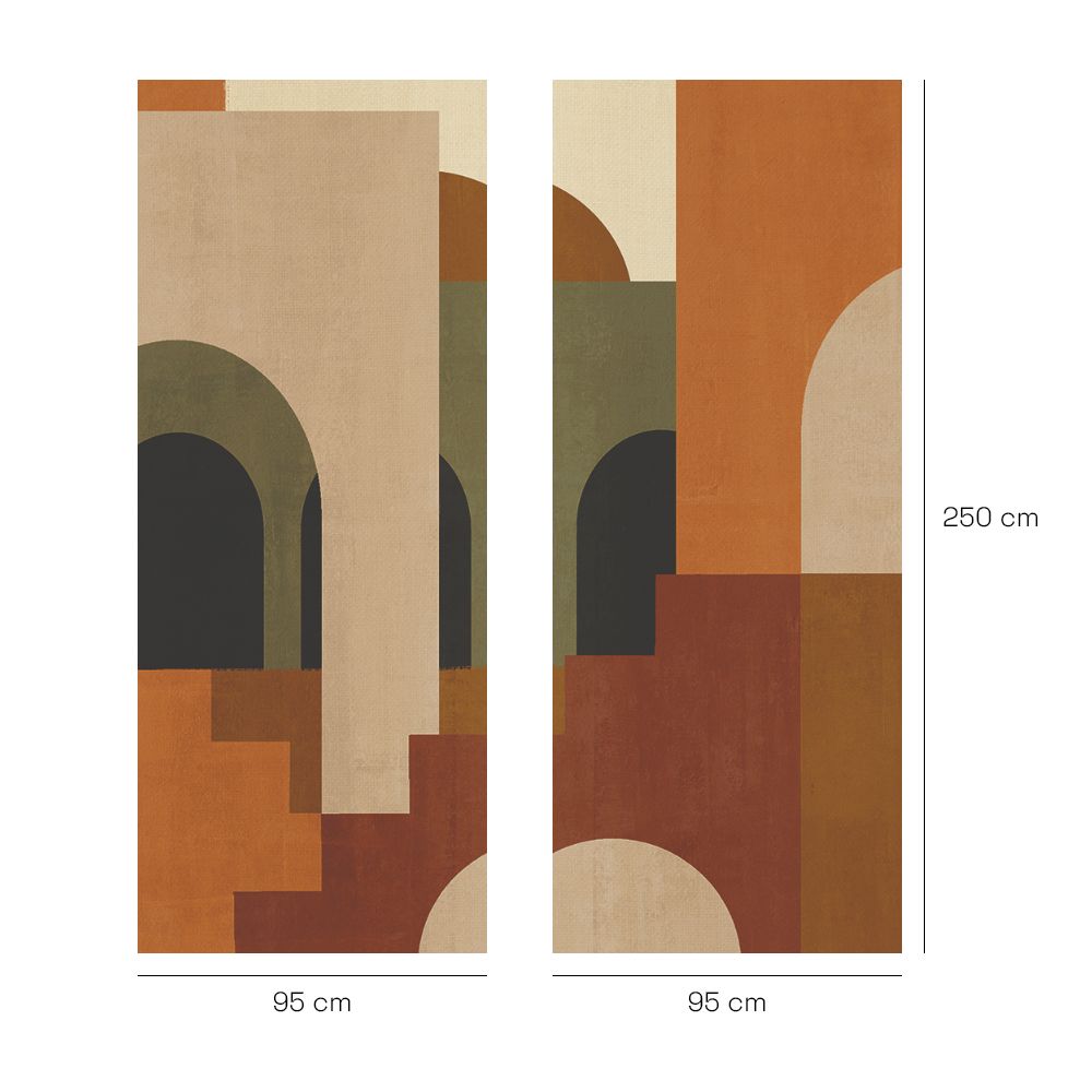 Papier peint "Formes architecturales modernes"