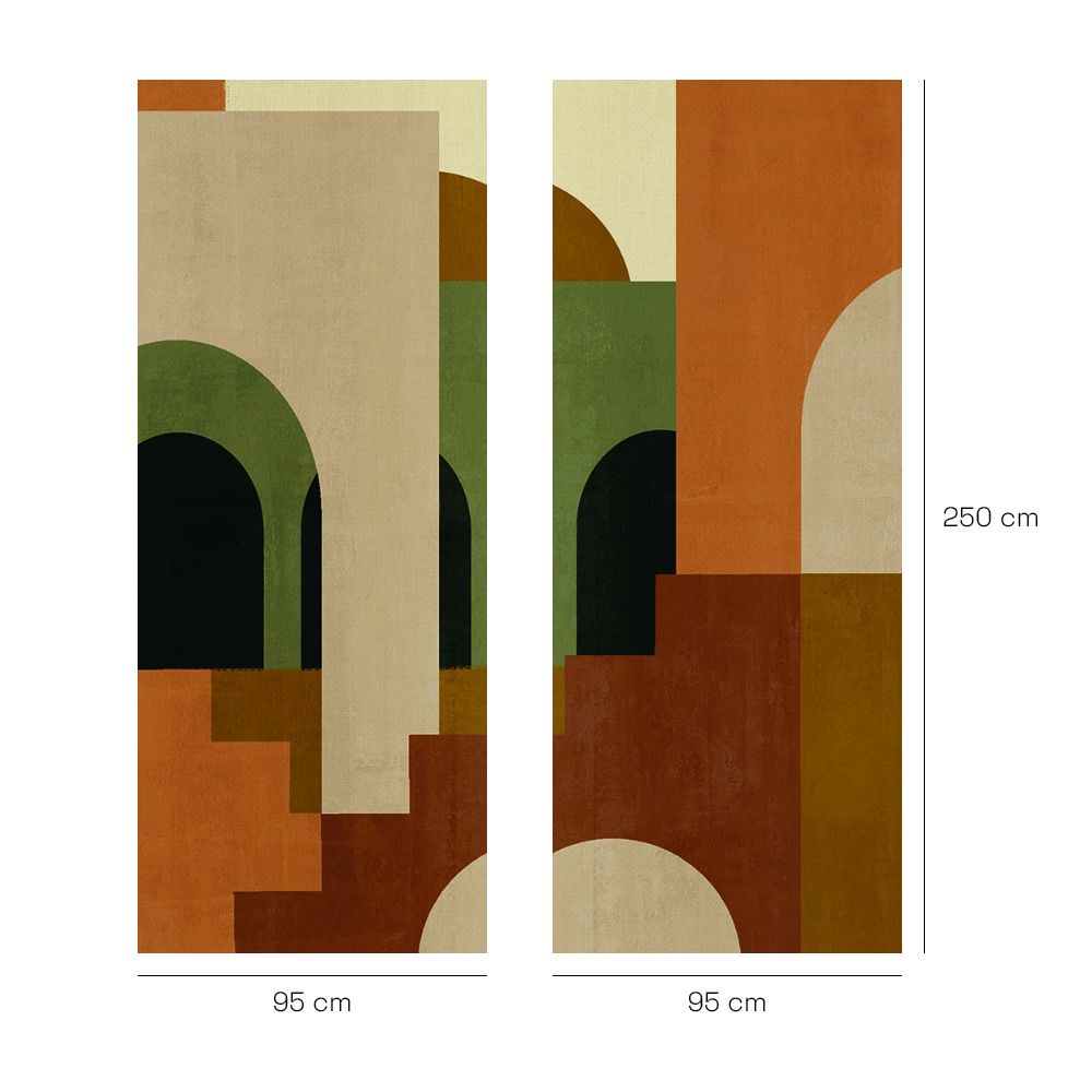 Papier peint "Formes architecturales modernes"