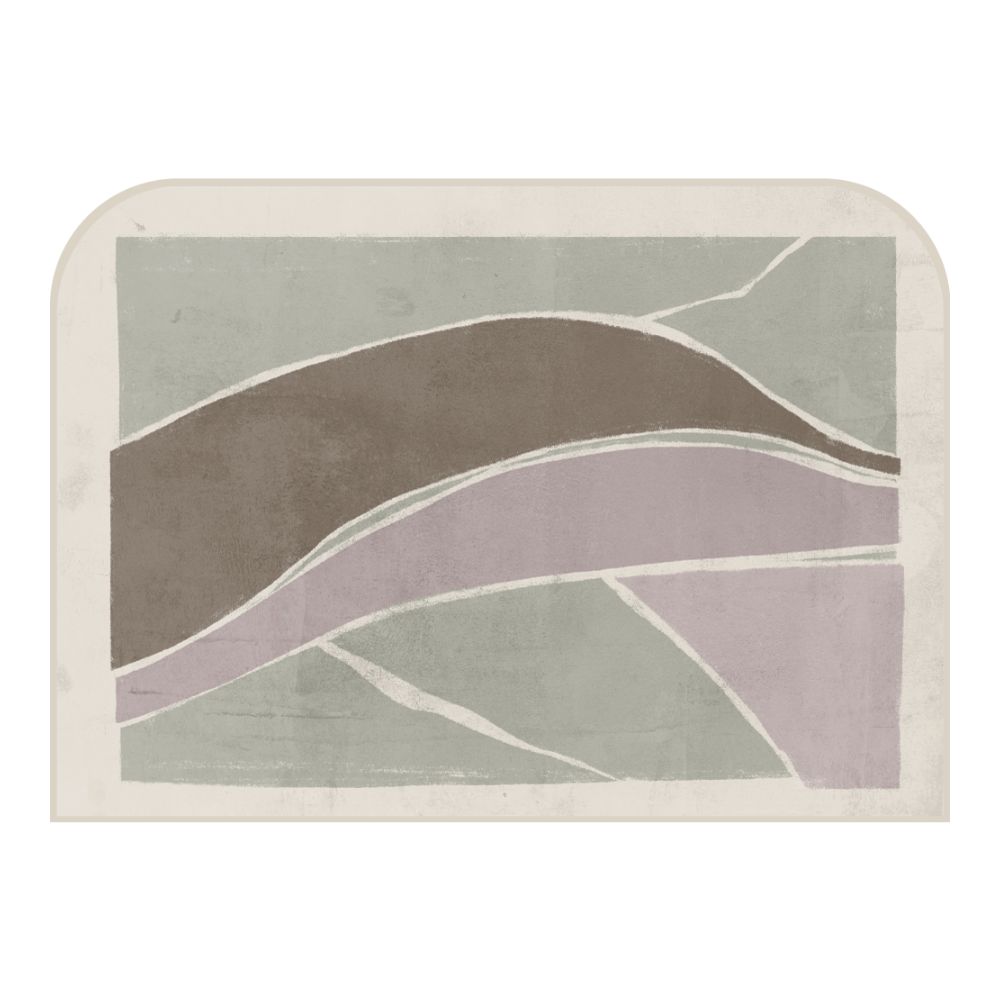 Tête de lit formes géométriques – vue d'ambiance