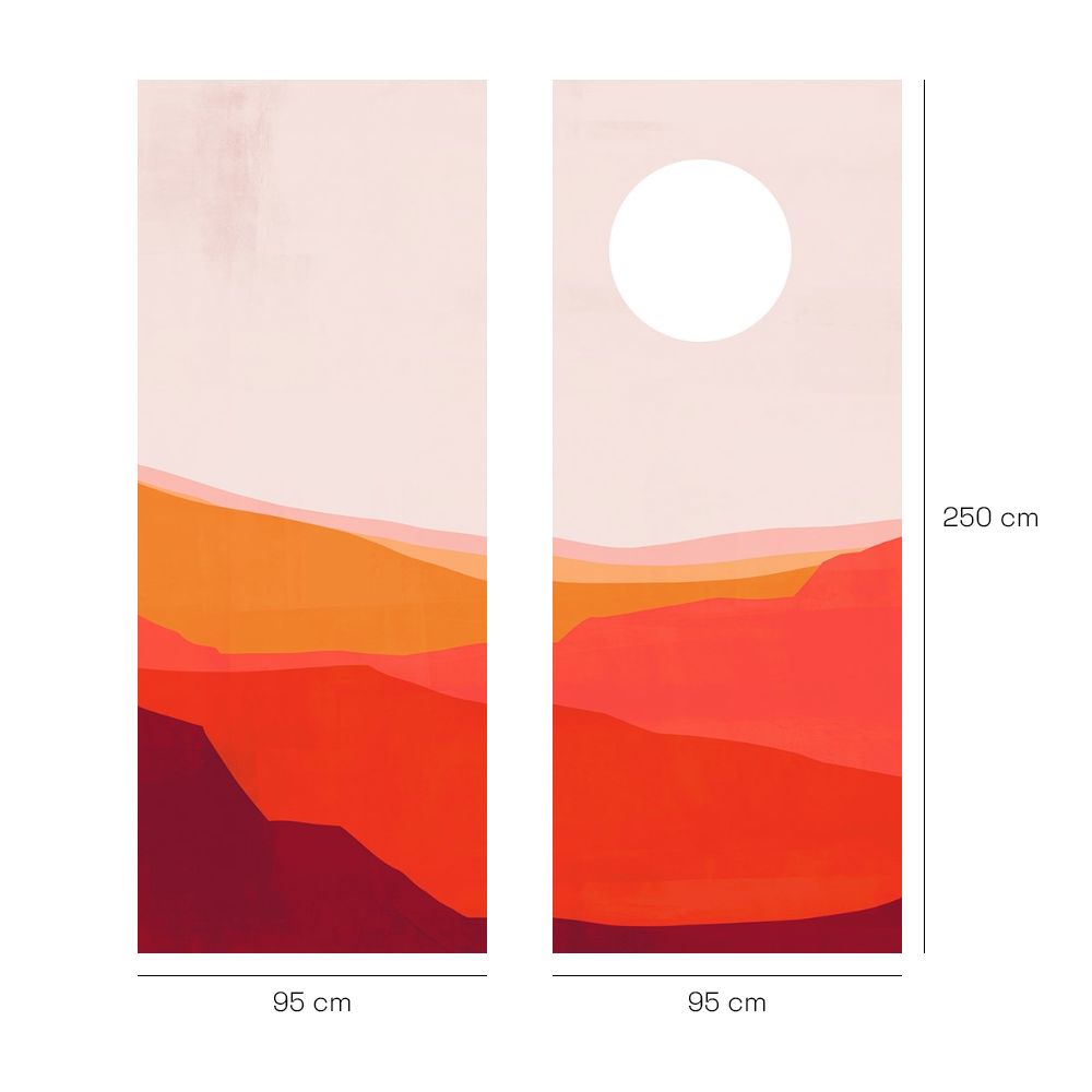 Papier peint "Coucher de soleil"