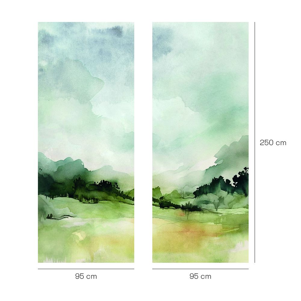 Papier peint "Scène naturelle apaisante"