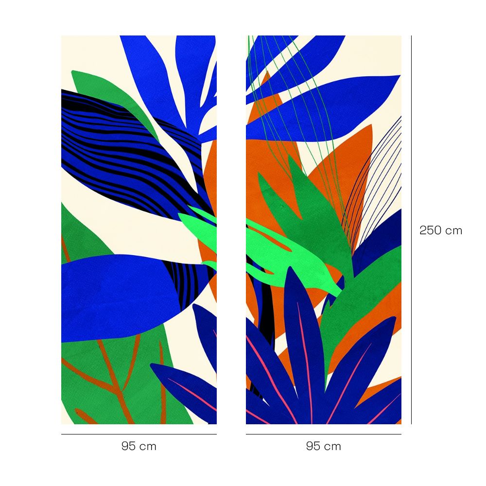 Papier peint "Feuillage vibrant"