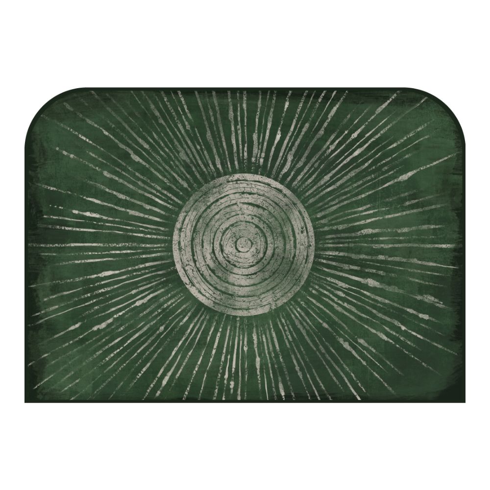 Tête de lit cercle rayonnant – vue d'ambiance