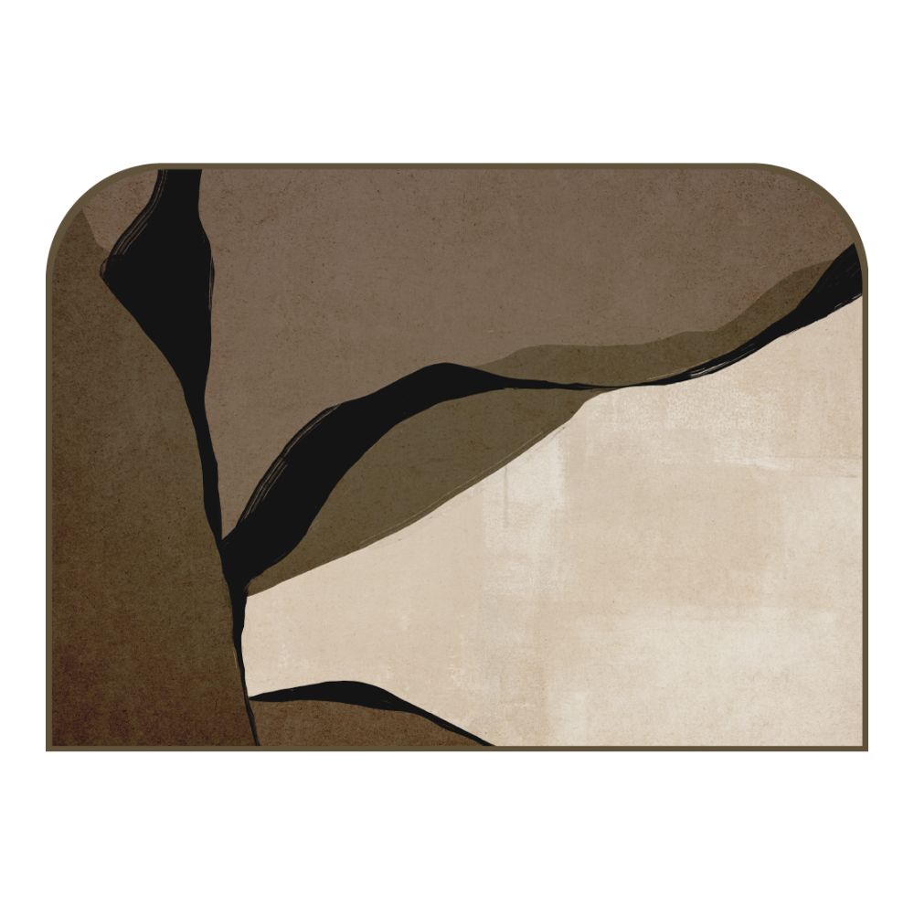 Tête de lit abstrait – vue d'ambiance