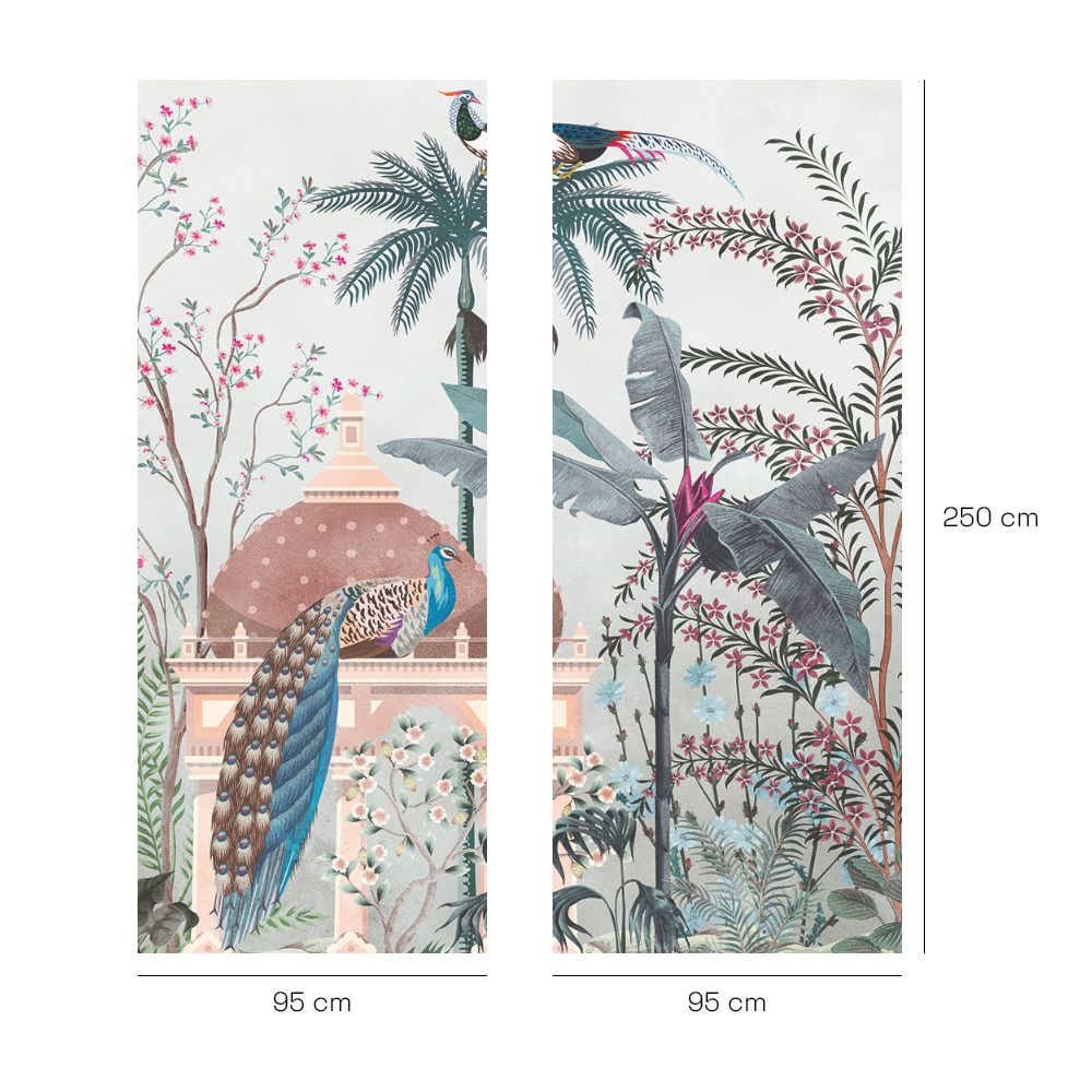 Papier peint "Scene exotique paisible"