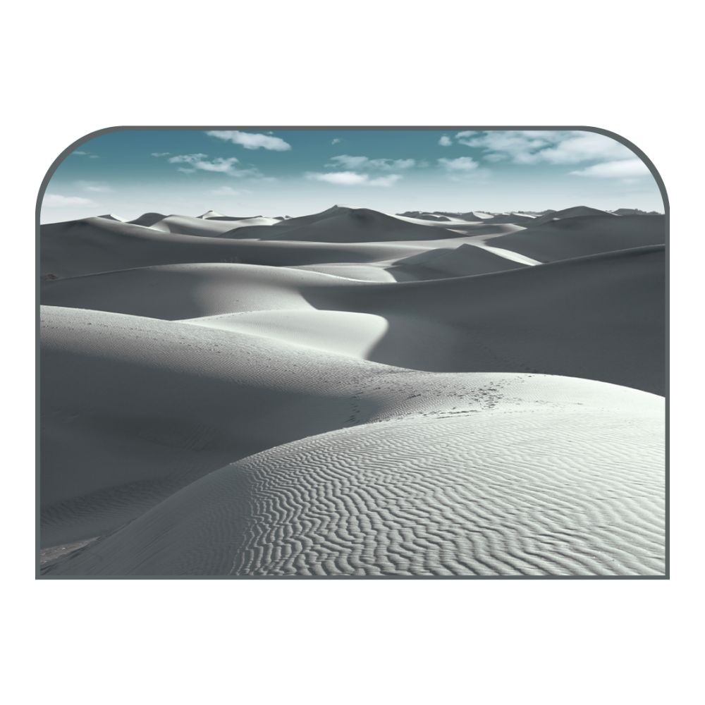 Tête de lit dunes – vue d'ambiance