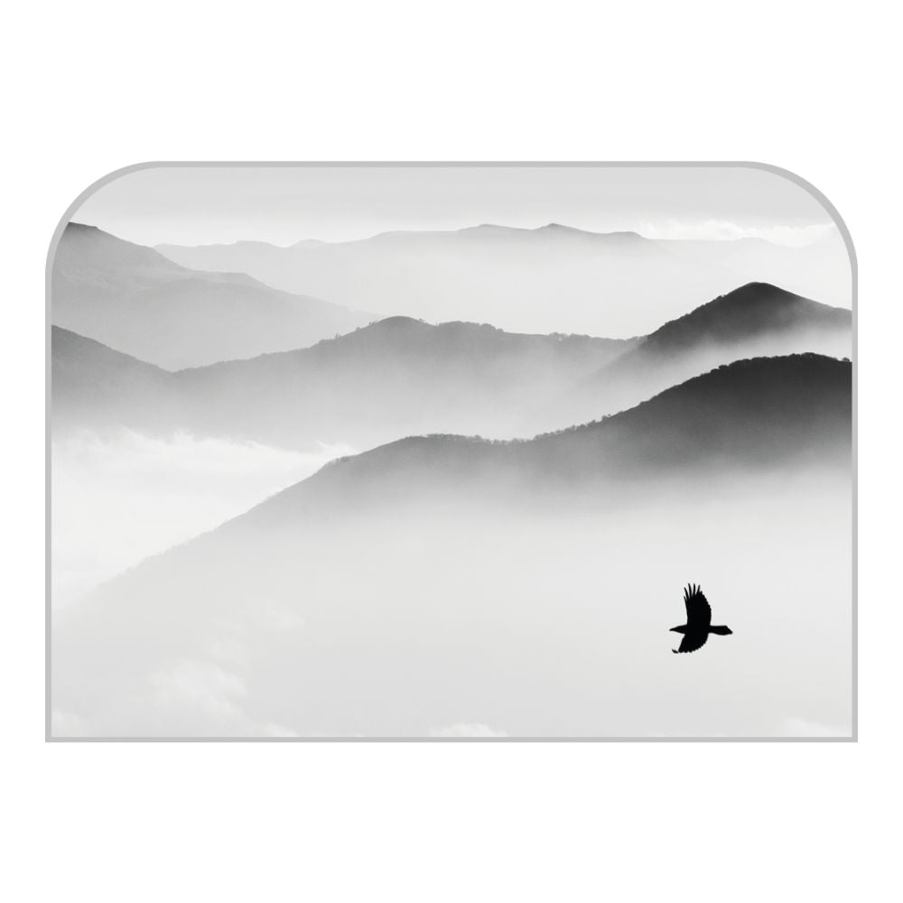 Tête de lit oiseau – vue d'ambiance