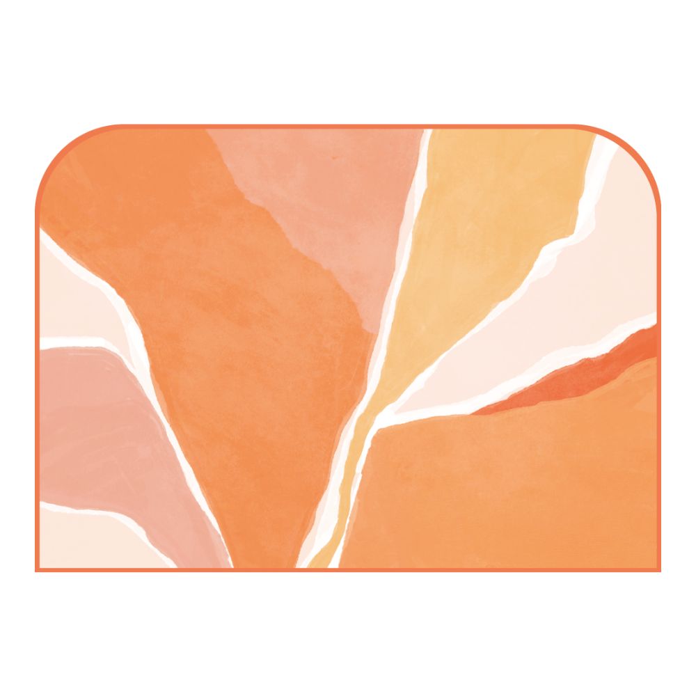 Tête de lit abstrait – vue d'ambiance